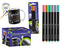 Set 2 Rotuladores Metalicos Lettering Punta Pincel | Poessa Bismark Regalo | Pack 1 Unidades