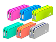 PORTATODO LAGART SILICONA RECTANGULAR DOBLE CREMALLERA | LAGART