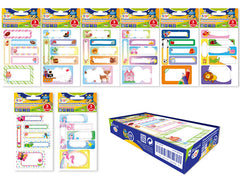 ETIQUETAS ADHESIVAS ESCOLARES SUPER-RESISTENTES | 24 UNIDADES | (POESSA BISMARK BASICO)