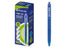 C/12 boligrafo bismark borrable azul punta 0,7mm retractil