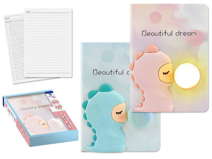 DIARIO 3D CON LUZ WABI-SABI 13X18 80H 90G SURTIDOS | 1 UNIDADES | (POESSA BISMARK REGALO)