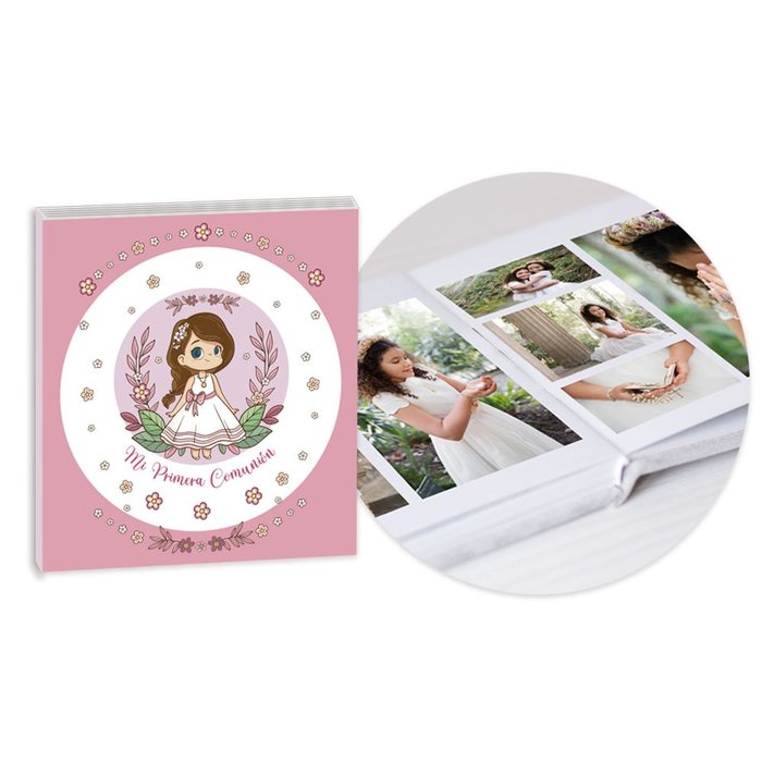 ALBUM DE FOTOS JUMBO NIÑA PRIMERA COMUNION | 1 UNIDADES | (POESSA BISMARK REGALO)