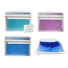 CARPETA CLASIFICADORA ACORDEON PP CON CREMALLERA | 1 UNIDADES | (POESSA BISMARK BASICO)