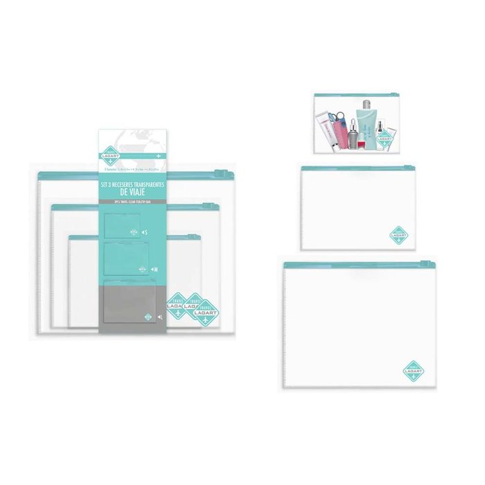 SET 3 BOLSAS NECESER ORGANIZADORAS DE VIAJE | LAGART