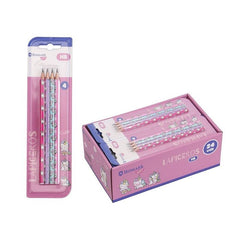 EXPOSITOR 24 BLISTER LAPICERO HB UNICORNIOS 4 UDS | 24 UNIDADES | (POESSA BISMARK GIFT)