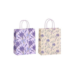 BOLSA KRAFT REGALO LAVANDA | POESSA BISMARK GIFT | ENVASE 12 UDS. UNIDAD | 18430173332131