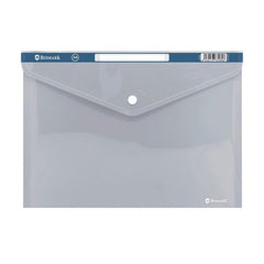 PP SOBRE PORTAD, C/ VELCRO +IDENTIF A4 330X235 TRANS | 50 UNIDADES | (POESSA BISMARK BASICO)