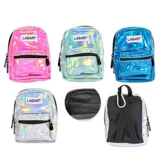 MINI MOCHILA C/ MOSQUETON TRANSPARENTES | LAGART