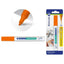 Rotulador pintura acrílica 1-3mm naranja, pack 12 unidades