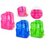 Mochila PVC Transparente Zipper Colores Surtidos POESSA BISMARK BASICO
