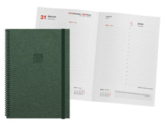 AGENDA ANUAL 2026 TOKIO DIA PAGIAN 17X24 VERDE | INGRAF AGENDAS