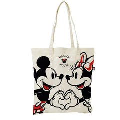 BOLSA DE TELA SHOPPING MICKEY & MINNIE LOVE | ARDITEX