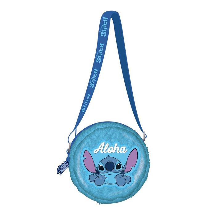 BOLSITO BANDOLERA REDONDO PELUCHE STITCH | ARDITEX