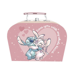 CAJITA MALETIN ALMACENAJE STITCH ROSA 19X14X7CM | ARDITEX | 1 UNIDAD | 8430957175179