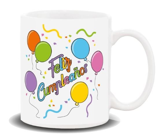 TAZA FELIZ CUMPLEAÑOS | ROYMART | 1 UNIDAD | 8431234160055