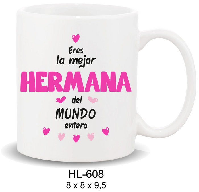 TAZA COLECCION FAMILIA HERMANA | ROYMART | 1 UNIDAD | 8431234161649