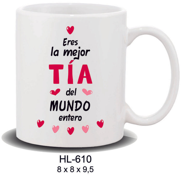 TAZA COLECCION FAMILIA TIA | ROYMART | 1 UNIDAD | 8431234161663