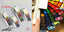 Caja 42 Acuarelas professional water color forma abanico Roymart