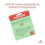 Blister 50 notas adhesivas de acetato transparente y removible color verde 76X76 mm.