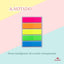 Blister 100 notas señalizadoras acetato transparente 5 colores