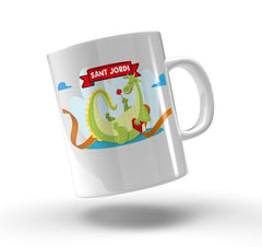 TAZA SANT JORDI DRAGON DESCANSANDO | ROYMART | 1 UNIDAD | 8431234191462