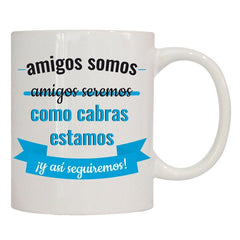 TAZA CERAMICA AMIGOS SOMOS AMIGOS SEREMOS | ROYMART | 1 UNIDAD | 8431234191608