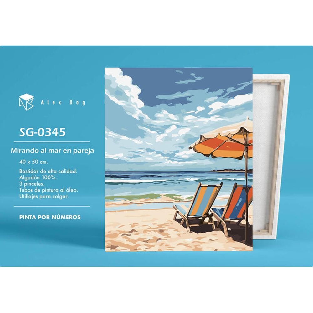 PINTAR POR NUMEROS MIRANDO AL MAR EN PAREJA | ROYMART | 1 UNIDAD | 8431234197679