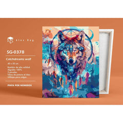PINTAR POR NUMEROS CATCHDREAMS WOLF | ROYMART | 1 UNIDAD | 8431234197822