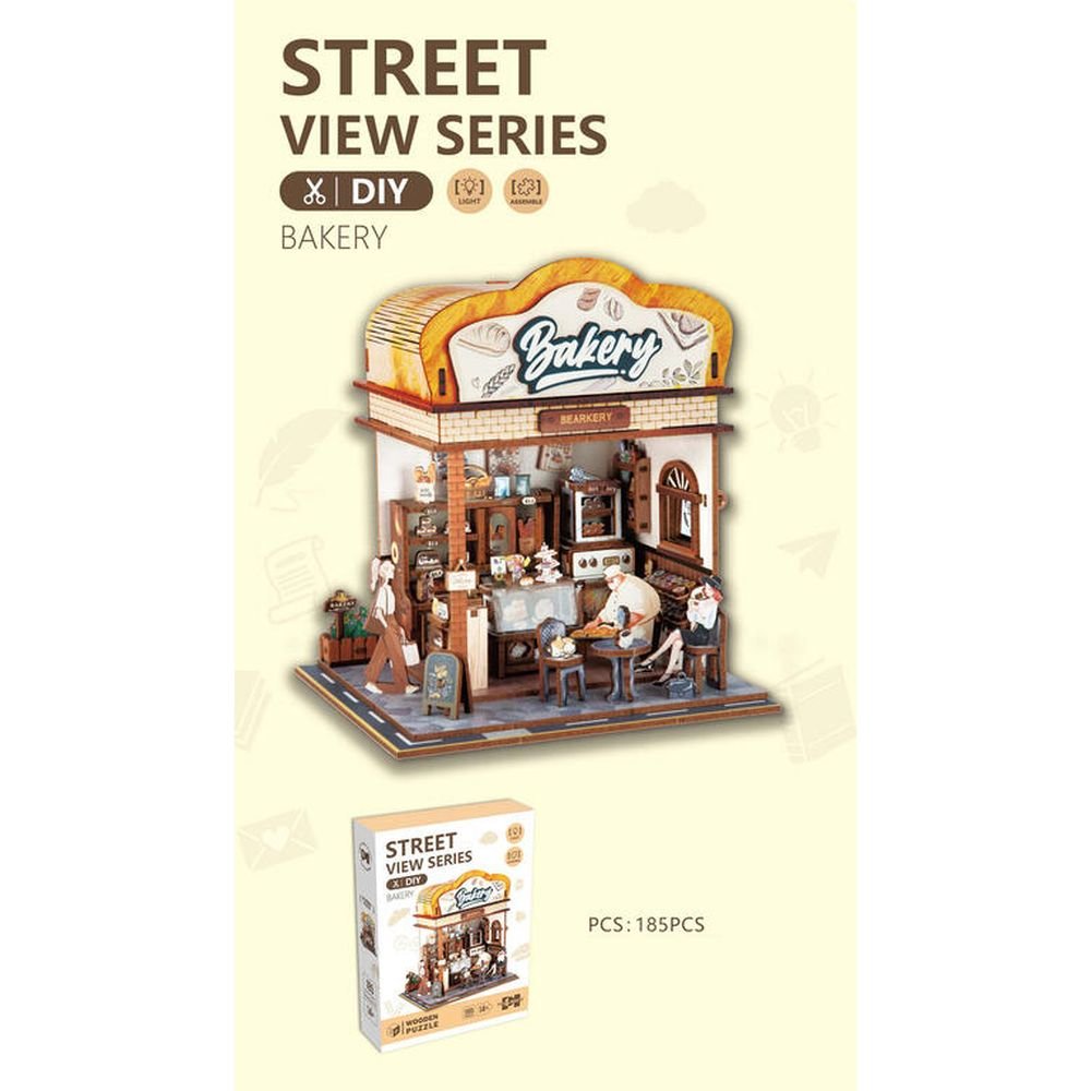 MAQUETA MADERA 185 PIEZAS STREET BAKERY | ROYMART | 1 UNIDAD | 8431234198089