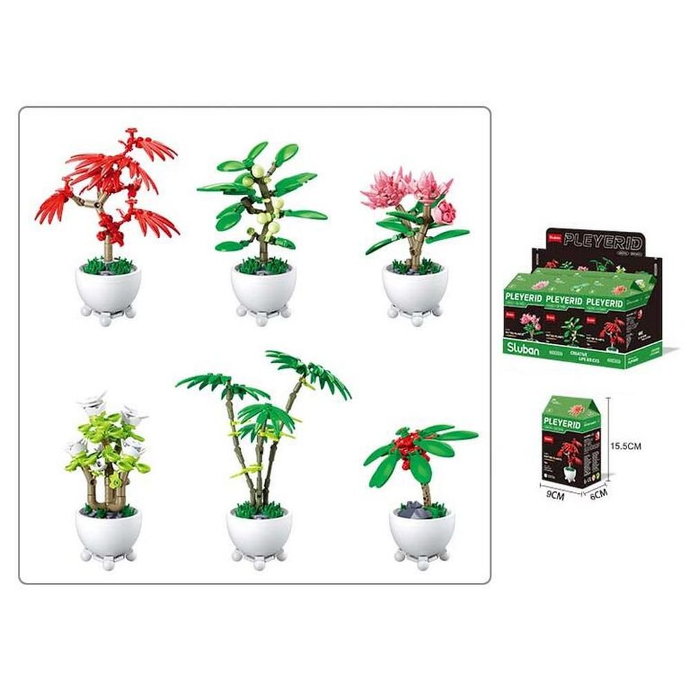 EXP 6 SET ARBOLES SURTIDOS PARA MONTAJE | ROYMART | ENVASE 6 UDS. UNIDAD | 8431234198478