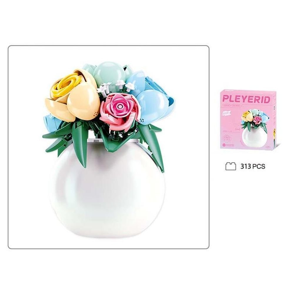 SET DE MONTAJE 313 PIEZAS RAMO FLORES | ROYMART | 1 UNIDAD | 8431234198492