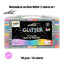 Sets 48 Rotuladores Doble Punta 96 Colores Glitter Shine Roymart