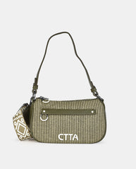 BOLSO BANDOLERA CON ASA HOMBRO FOX VERDE 23 X 14 CM | CAMINATTA | 1 UNIDAD | 8432077122248