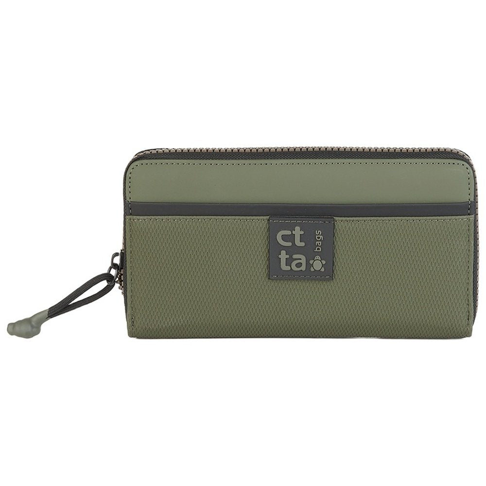 BILLETERA CREMALLERA ALEXAINDRE KAKI | CAMINATTA | 1 UNIDAD | 8432077124167