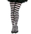 PANTYS RAYAS BLANCAS Y NEGRAS ADULTO TALLA UNICA | LA CASA DE LOS DISFRACES | 1 UNIDAD | 8434077182796