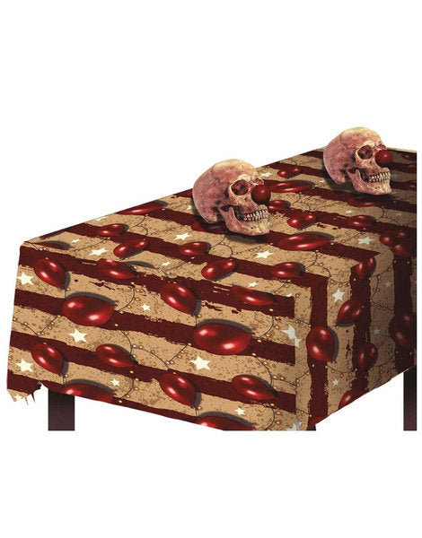 MANTEL PAYASO HALLOWEEN 137X274CM | LA CASA DE LOS DISFRACES | 1 UNIDAD | 8434077242995
