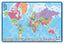 Lamina Didactica Mapa Mundo Pvc 40x59,5cm