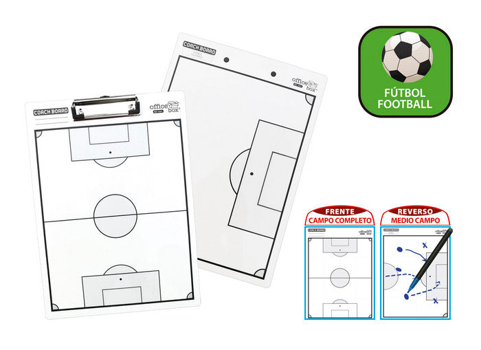 SOPORTE TACTICO CON PINZA COACH BOARD FUTBOL | 5 UNIDADES | (FRAGA)