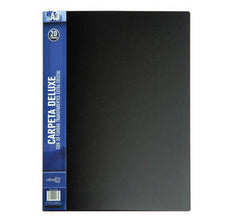CARPETA A3 20 FUNDAS PERSONALIZABLE NEGRO | 1 UNIDADES | (FRAGA)