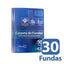 Carpeta A4 con 30 Fundas Personalizable Negro Fraga