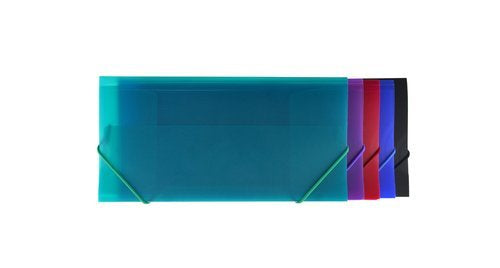 CARPETA GOMAS RECIBO PP SUPRA COLORES SURTIDOS | 10 UNIDADES | (FRAGA)