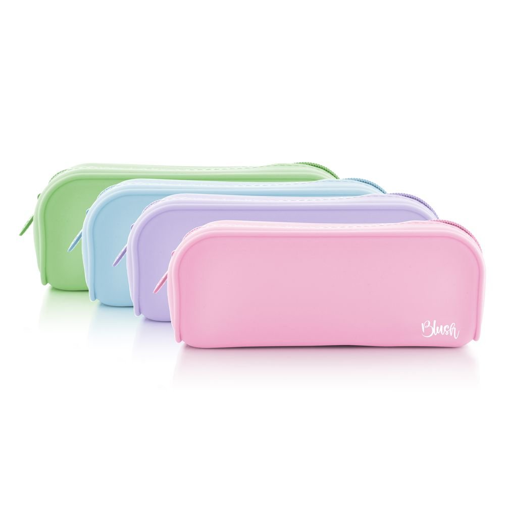 PORTATODO RECTANGULAR DE SILICONA BLUSH 10 UNIDADES SURTIDA | FRAGA