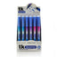 Expositor 24 Bolígrafos Tk Borrables 0,7 mm Tinta Azul Fraga