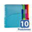 Separadores A4 Xtra Colorline 10 Posiciones y Bolsillo Fraga