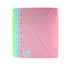 Sobre carpeta cierre V-lock A4+ Multitaladro Blush Fraga