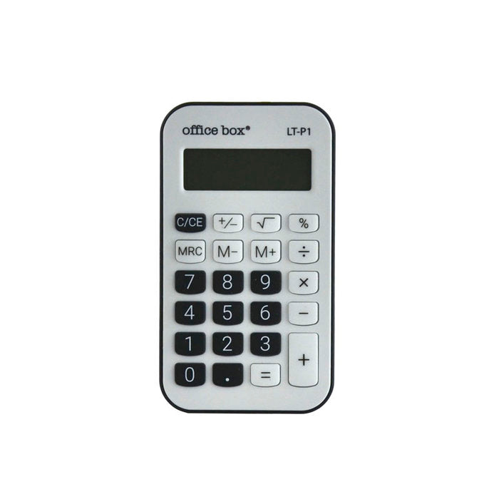 CALCULADORA POCKET NEGRO 8 DIGITOS | 5 UNIDADES | (FRAGA)