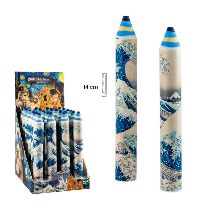 EXPOSITOR 24 GOMA BORRAR LA OLA | 24 UNIDADES | (PAPELERIA JAVIER)