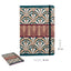 Libreta cuadros borde color A5 Art Déco, pack 6 unidades