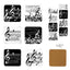 SET 6 POSAVASOS MUSICA SURTIDOS | PAPELERIA JAVIER | 1 UNIDAD | 8435266160526