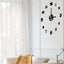 Reloj Pared Adhesivo Negro DCASA